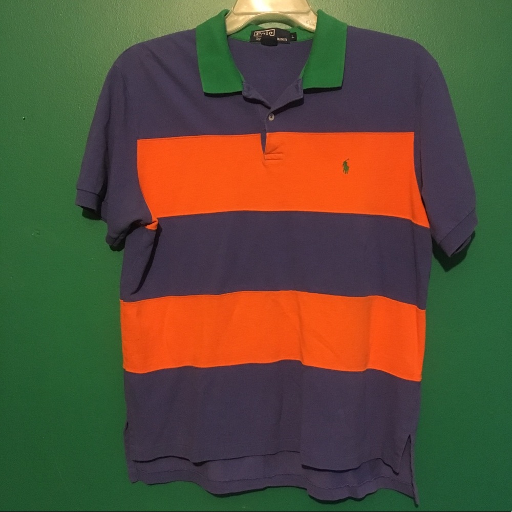 Polo by Ralph Lauren Polo mens Large 90s colors